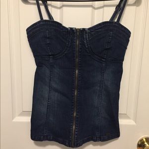 Guess denim top